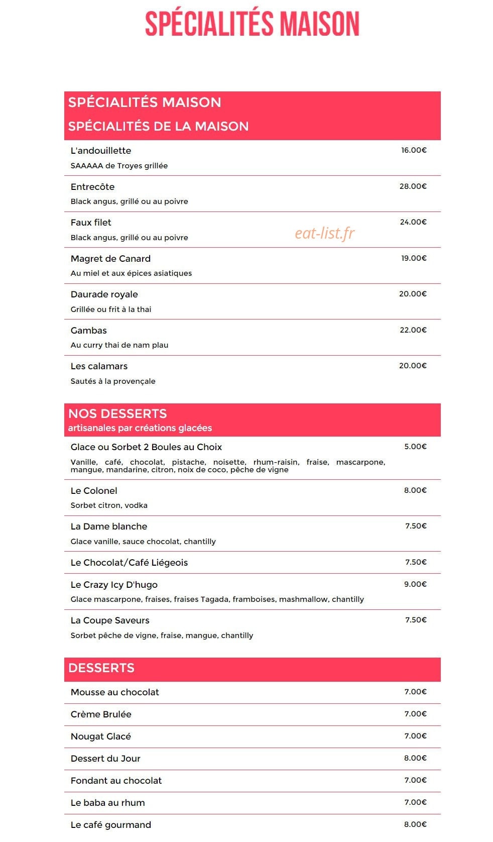 La Pignata — carte page 4