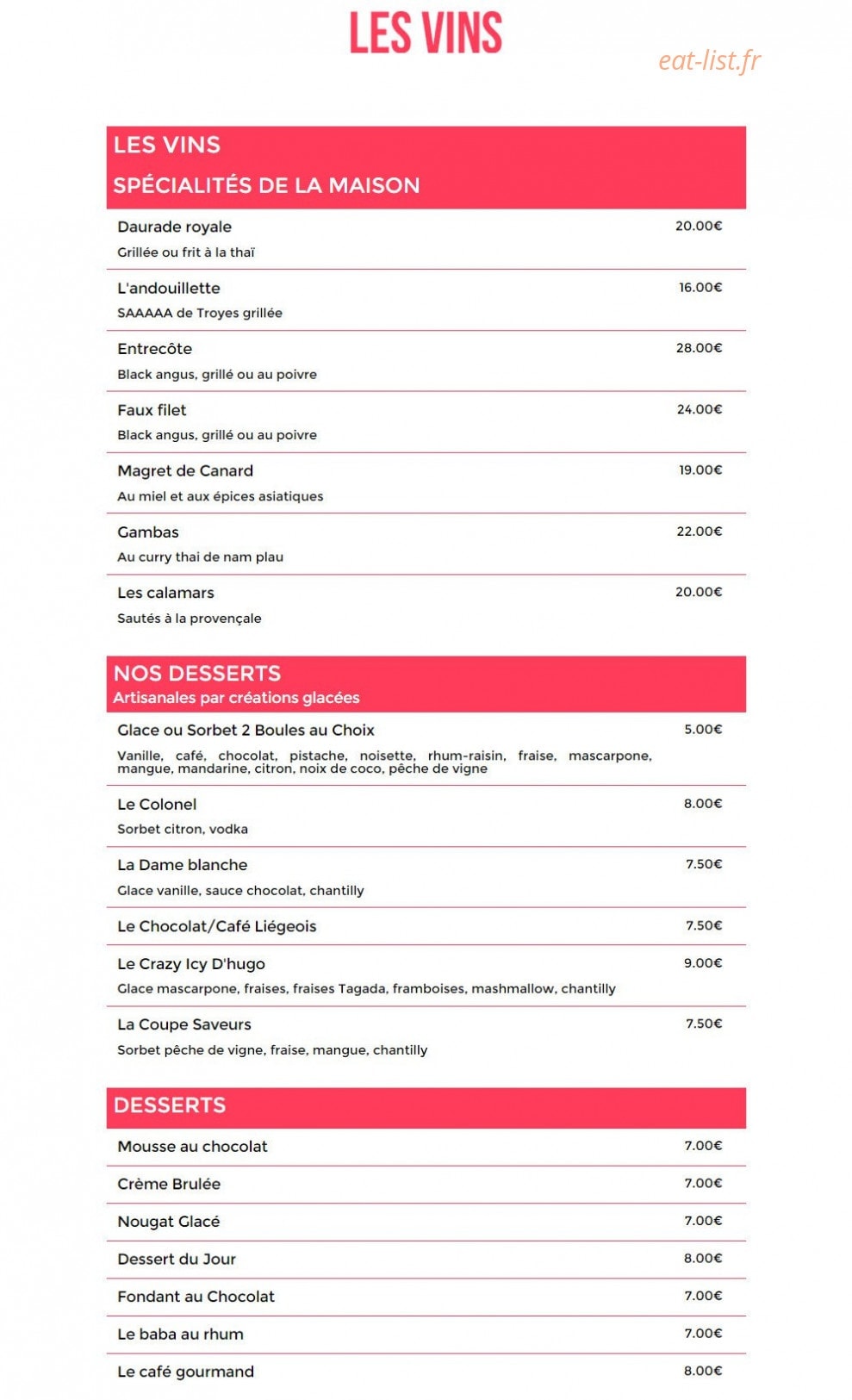 La Pignata — carte page 5