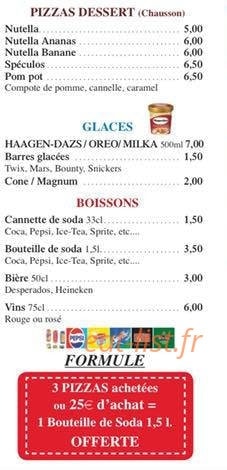 La Pizza Au Feu De Bois — carte page 5