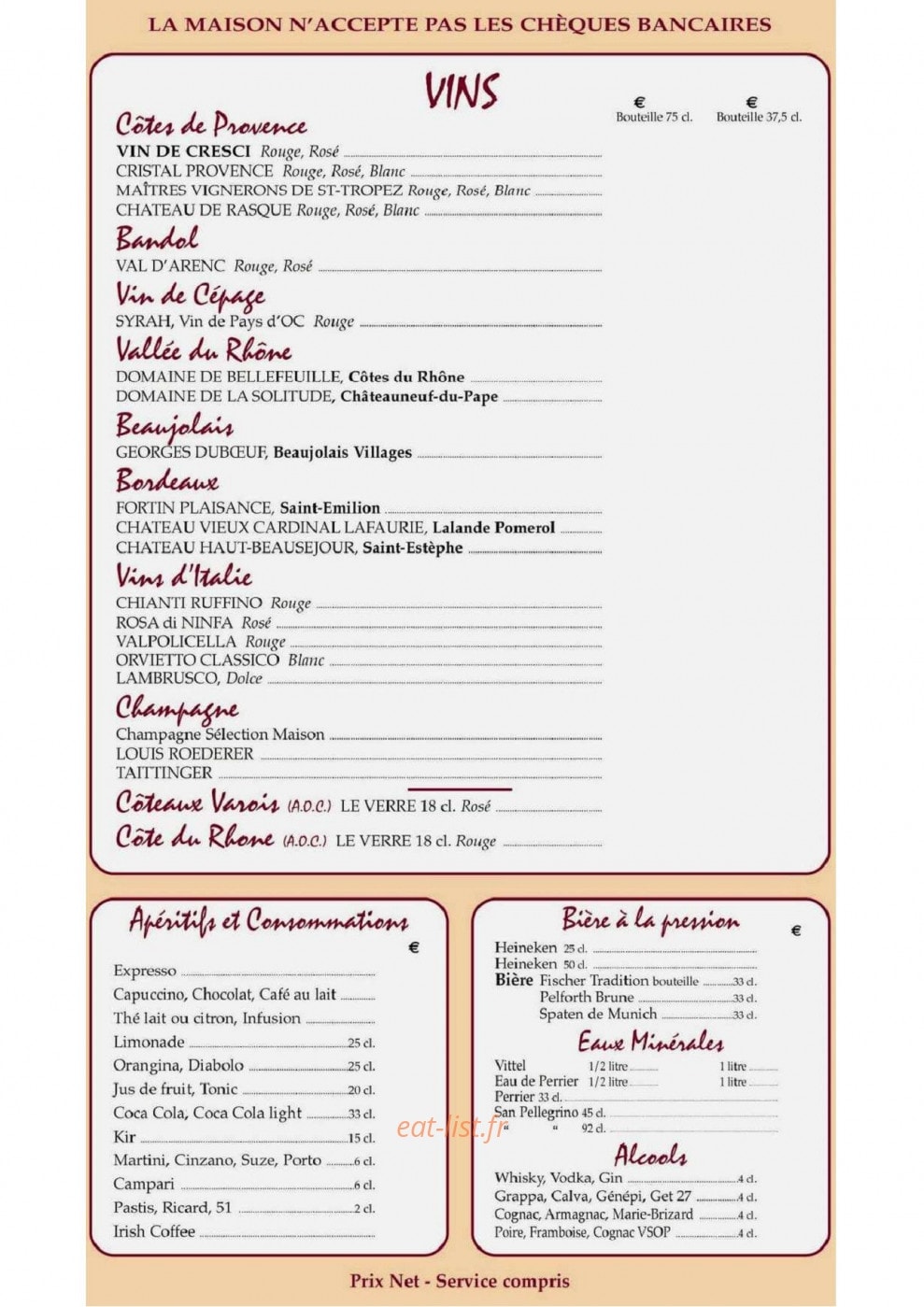 La pizza cresci — carte page 2