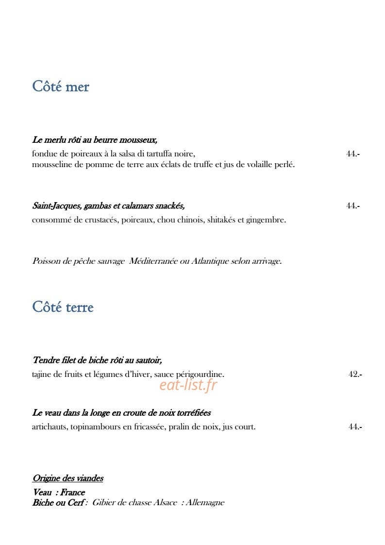 La Réserve — carte page 3