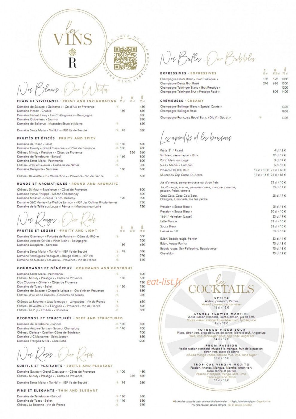 La Rotonde — carte page 2