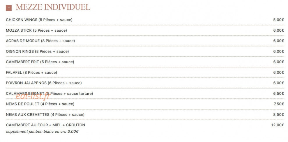 La table de joïa — carte page 10