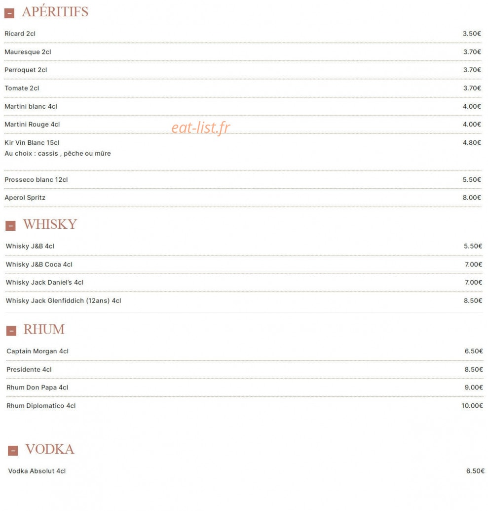 La table de joïa — carte page 7