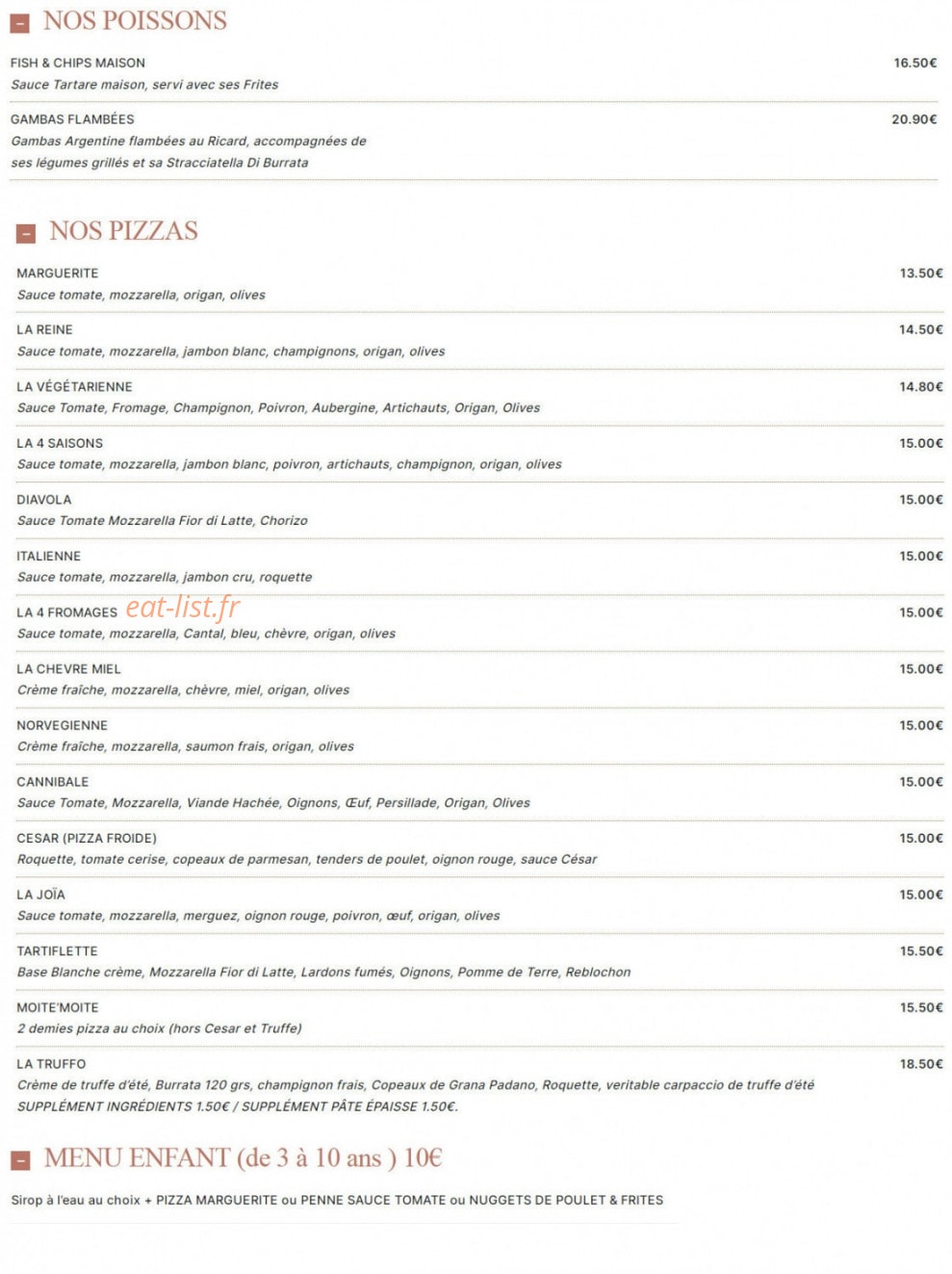 La table de joïa — carte page 5