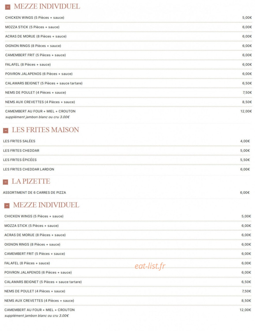 La table de joïa — carte page 11