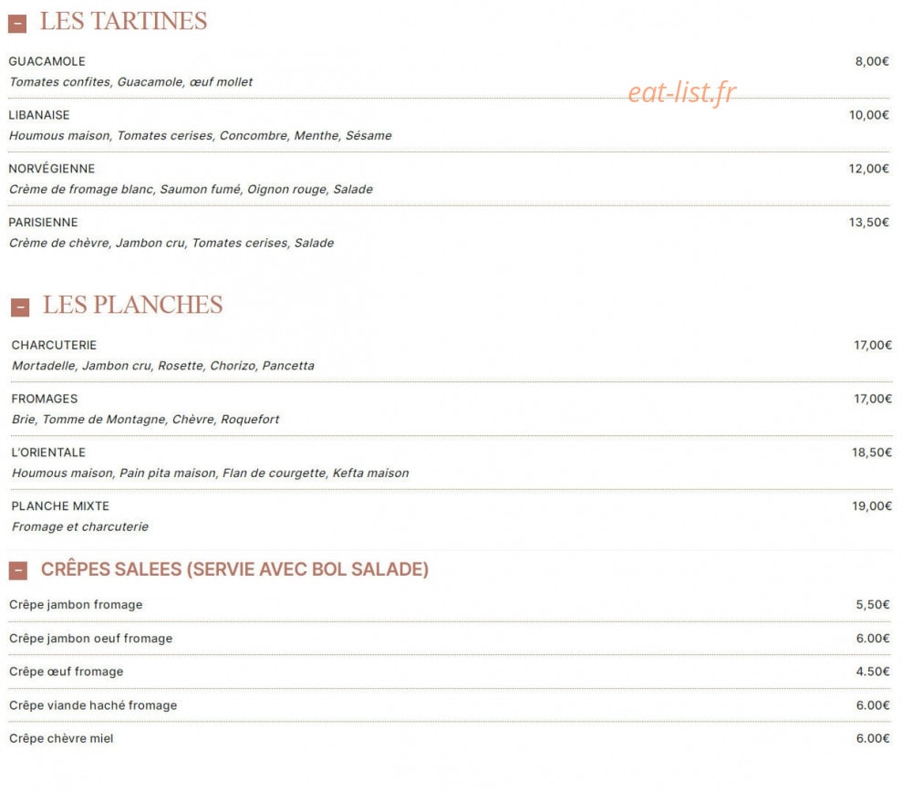 La table de joïa — carte page 12
