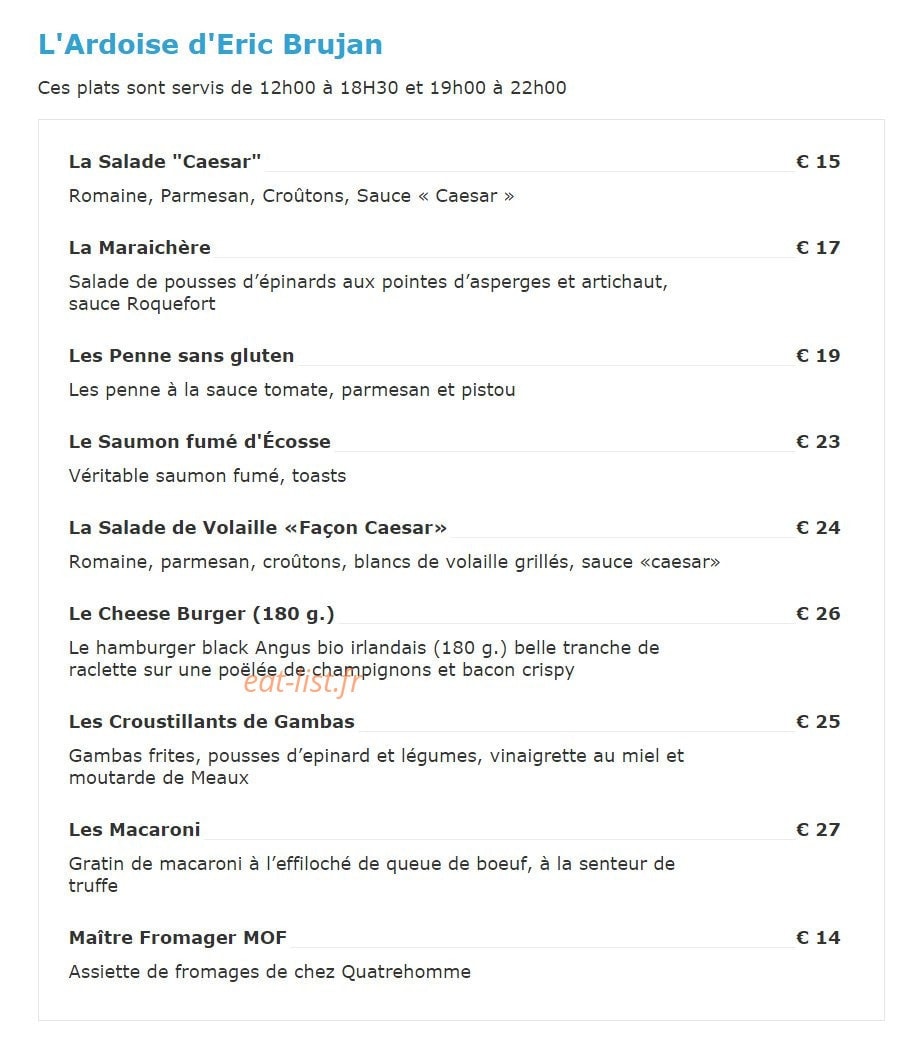 La Terrasse — carte page 4