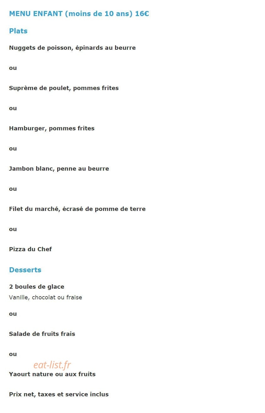 La Terrasse — carte page 6