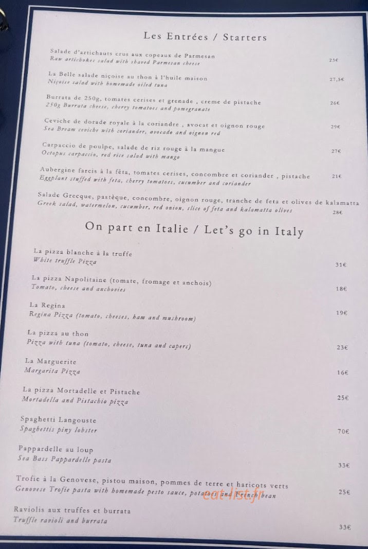 La Vela — carte page 2