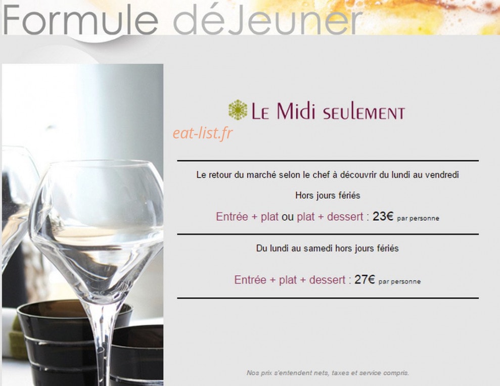 Le Bistro gourmand — carte page 3