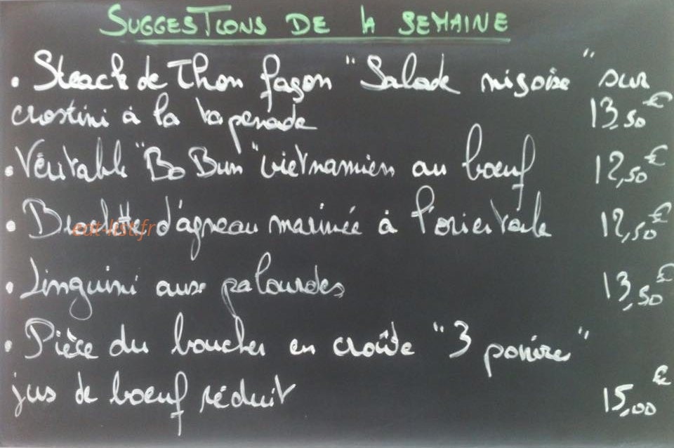 Le Bistronome — carte page 5