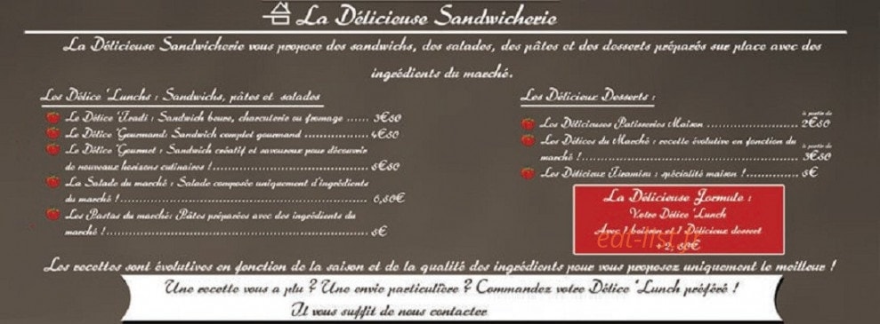 Le Délice 'Lieux — carte page 1