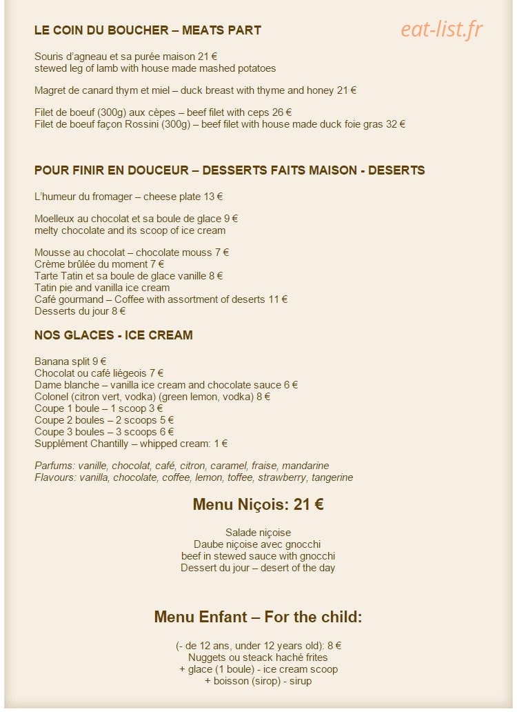 Le Frog — carte page 2