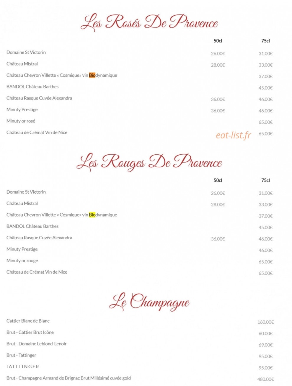 Le Grand Balcon — carte page 7