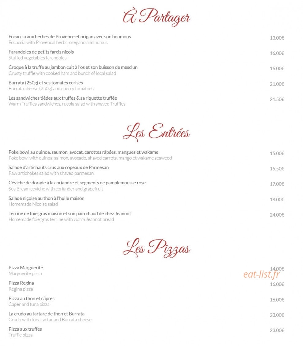 Le Grand Balcon — carte page 1