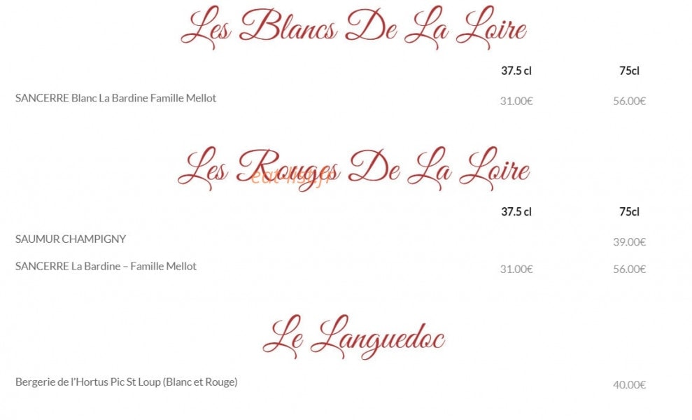Le Grand Balcon — carte page 10