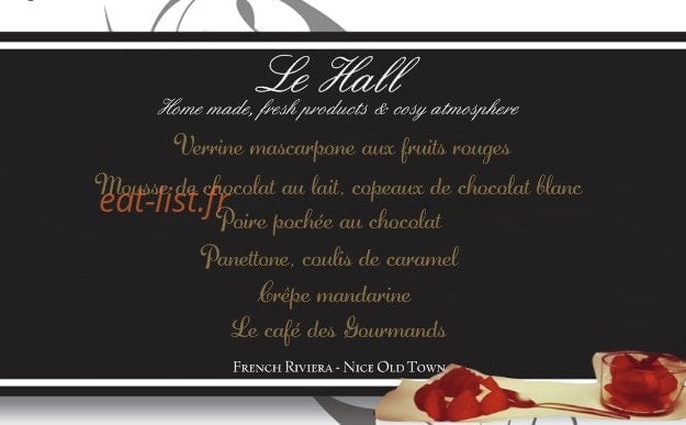 Le Hall — carte page 1