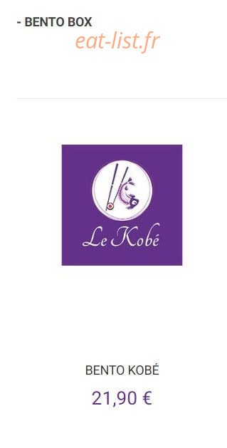 Le Kobé — carte page 5