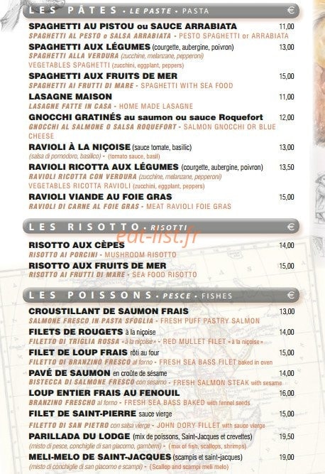 Le Lodge — carte page 4
