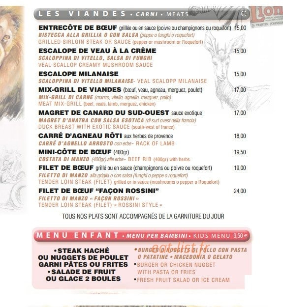 Le Lodge — carte page 5