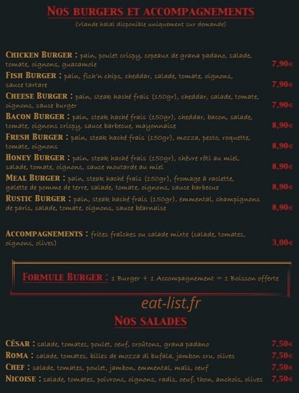 Le Meal 72 — carte page 3