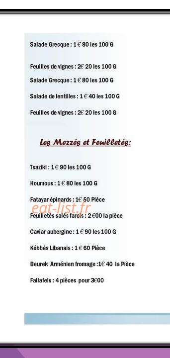 Le Méditerranéen — carte page 2