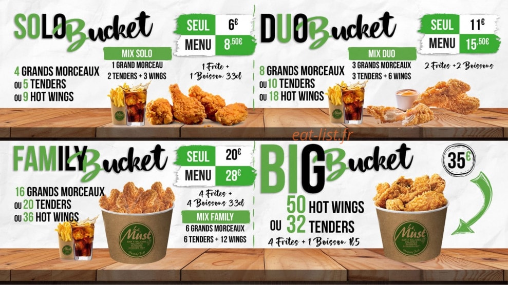 Le Must — carte page 1