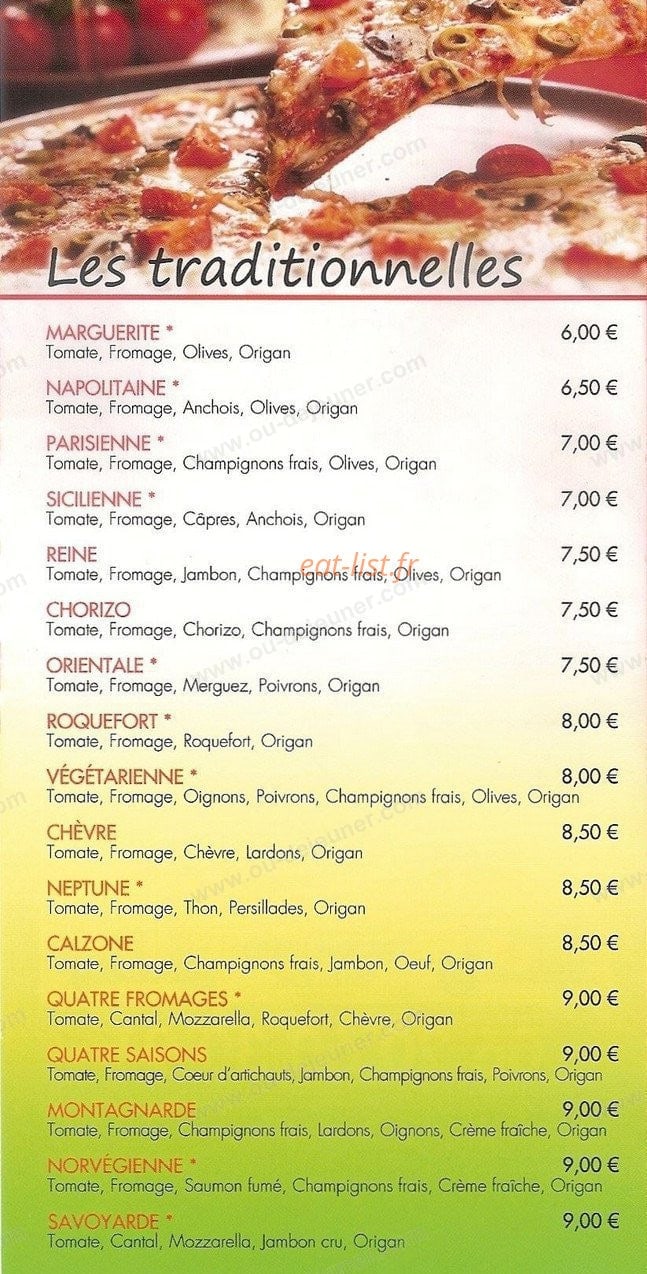 Le Napoléon — carte page 2