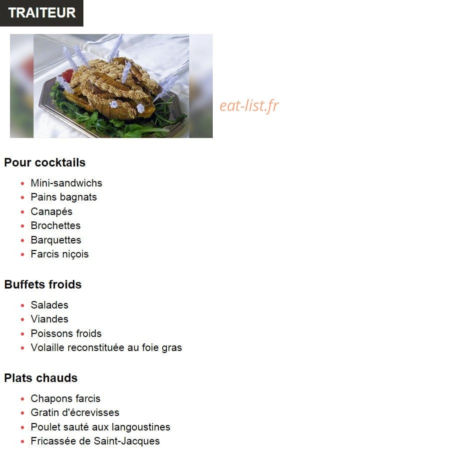 Le Péché Mignon — carte page 1