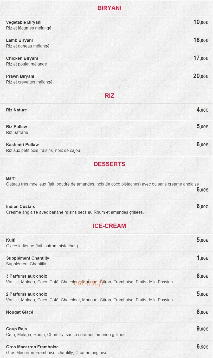 Le Raja — carte page 5
