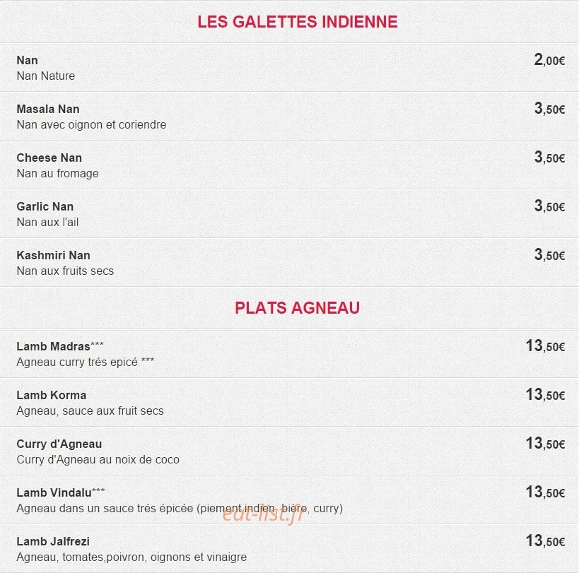 Le Raja — carte page 2