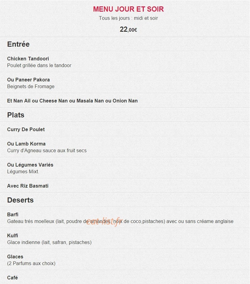Le Raja — carte page 7