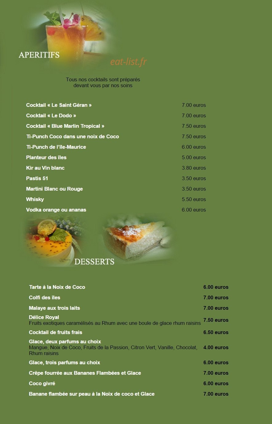 Le Saint Geran — carte page 6