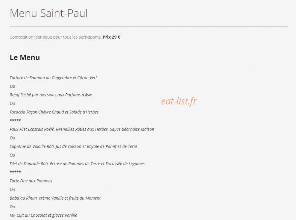 Le Saint Paul — carte page 3