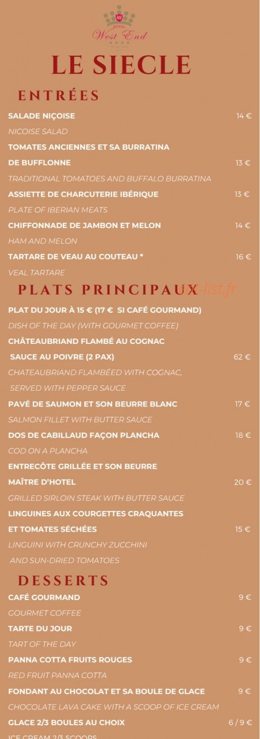 Le Siècle — carte page 2