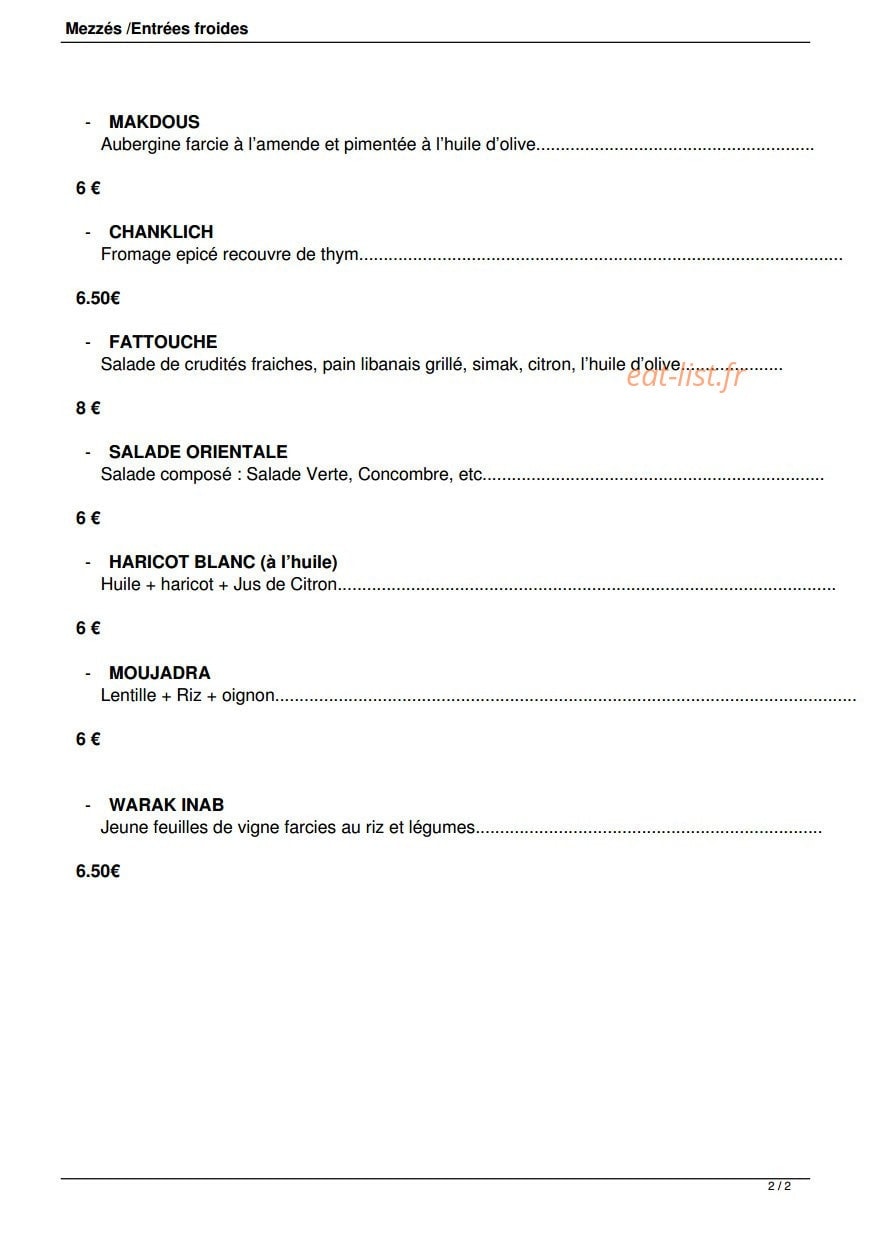 Le Socrate — carte page 2