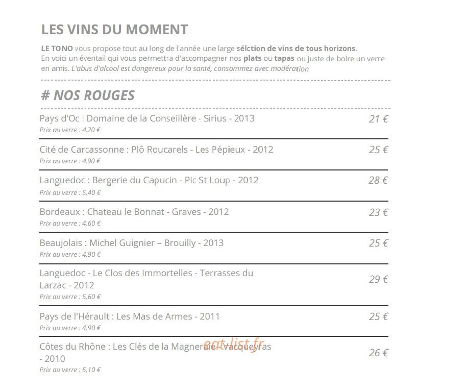 Le Tono — carte page 4