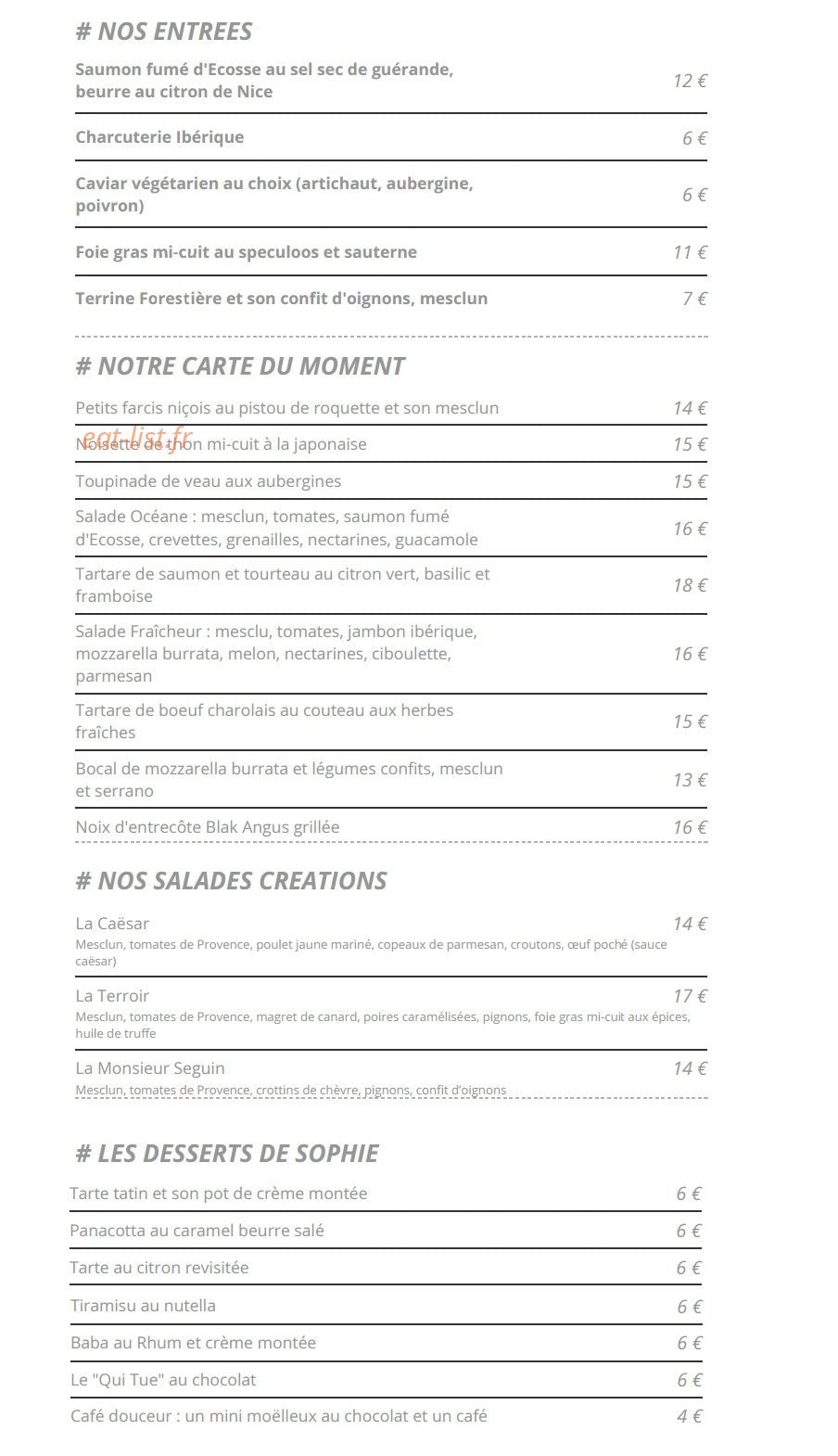 Le Tono — carte page 1