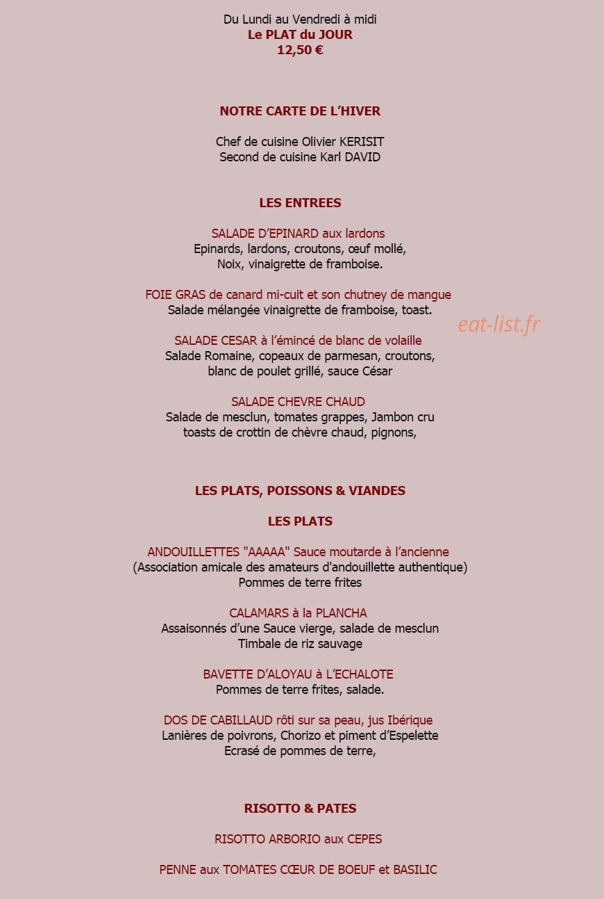 Le Virginie — carte page 1