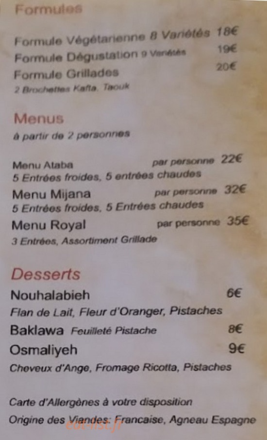 Les 2 Terrasses — carte page 3