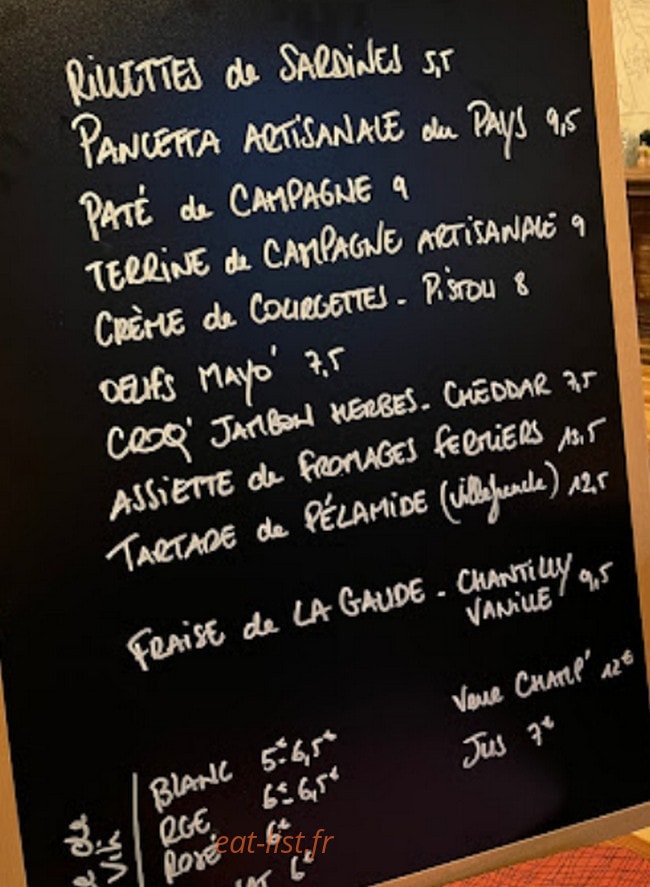 Les Oeillets — carte page 1