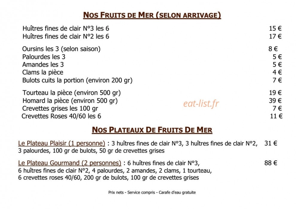 Les pecheurs — carte page 2