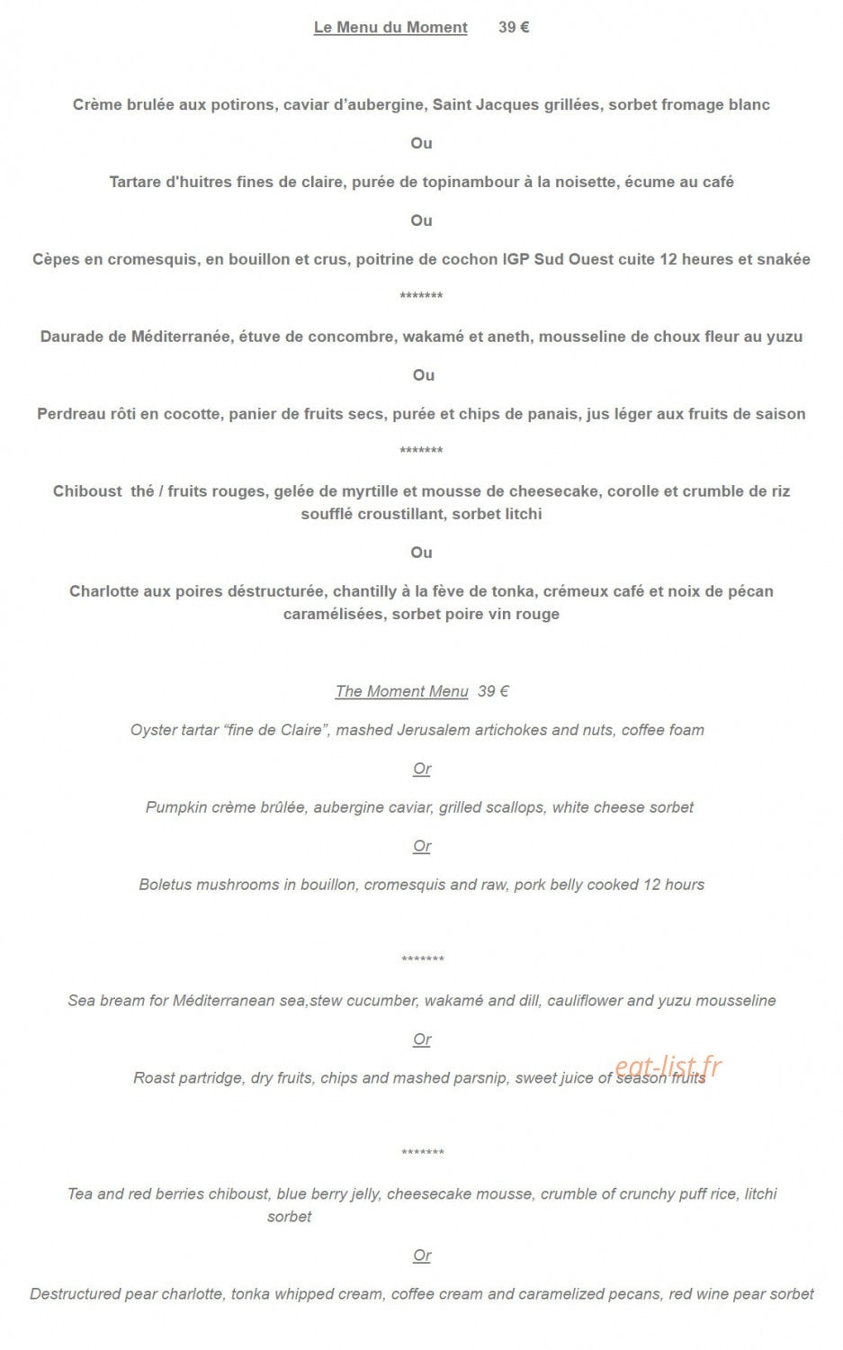 Les sens — carte page 3