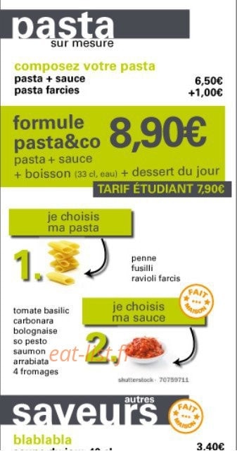 Lettuce and Co — carte page 3