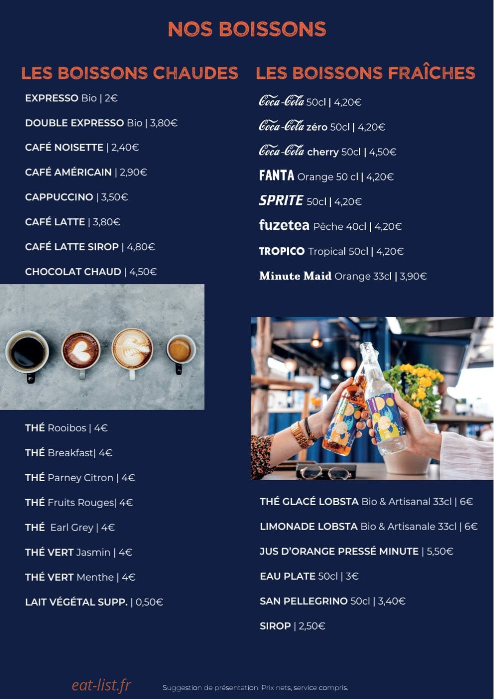 Lobsta — carte page 3