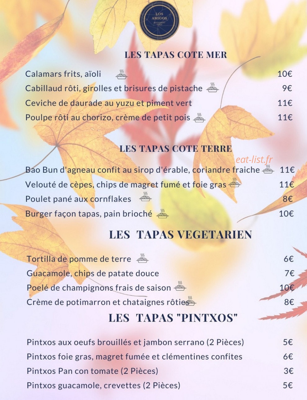 Los Amigos — carte page 1