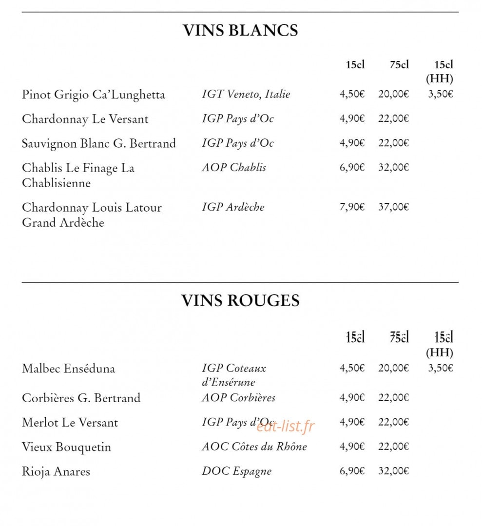 Ma Nolan's — carte page 14