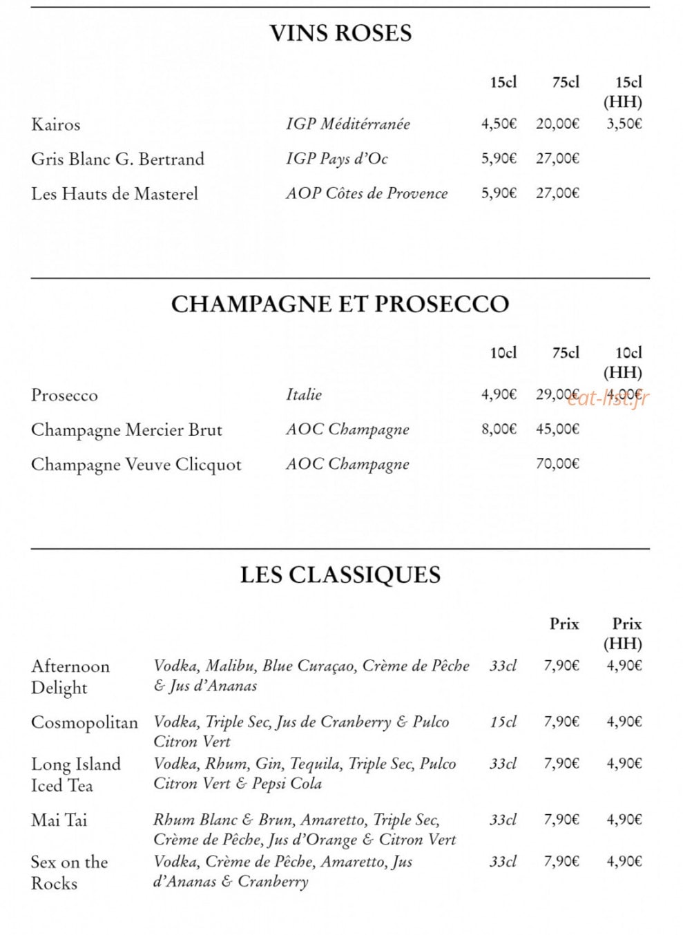 Ma Nolan's — carte page 13