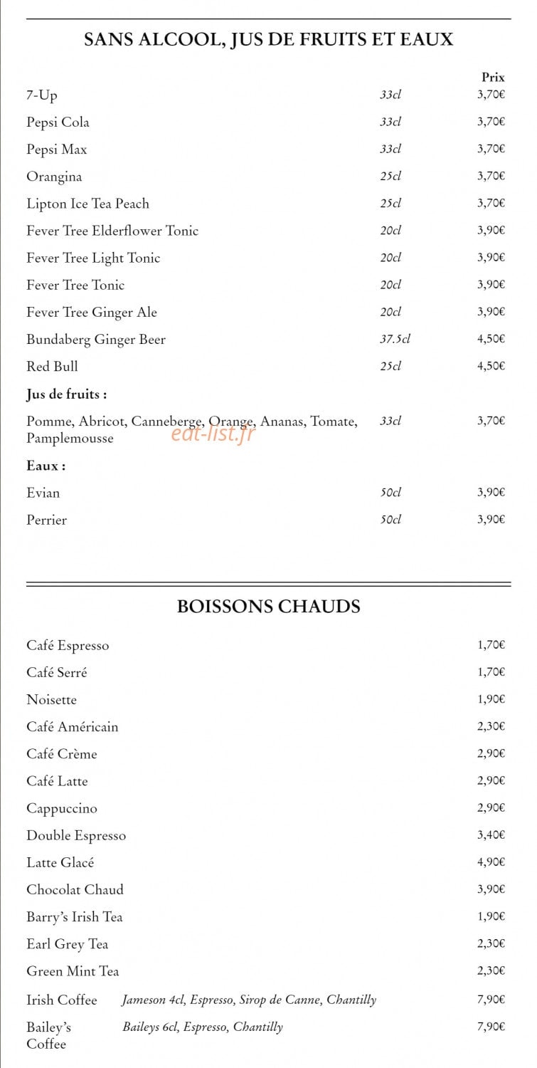 Ma Nolan's — carte page 7